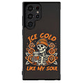Ice Cold Like My Soul Coffee Fall Season Personalized Samsung Phone Case
