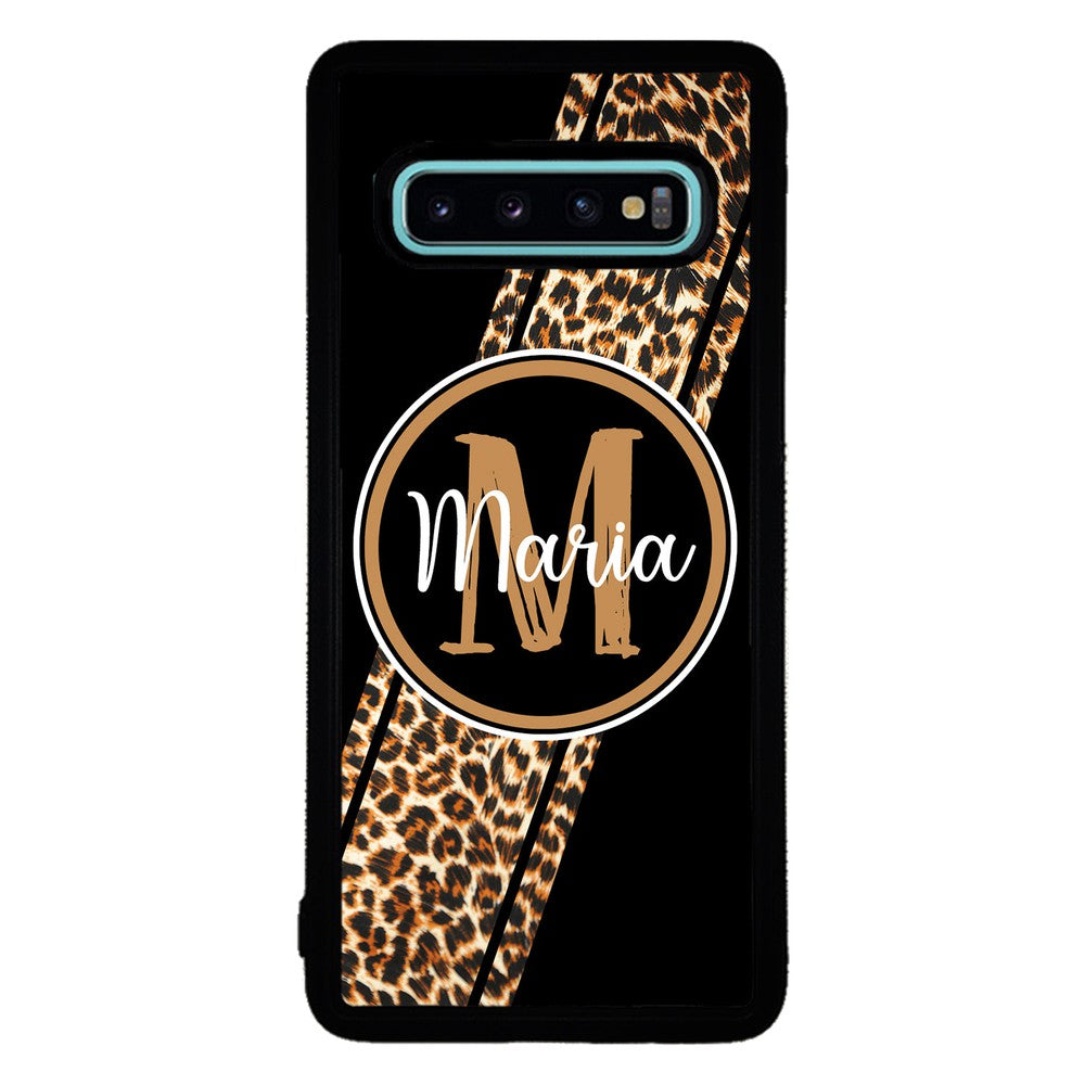 Leopard Animal Skin Stripe Personalized Samsung Phone Case