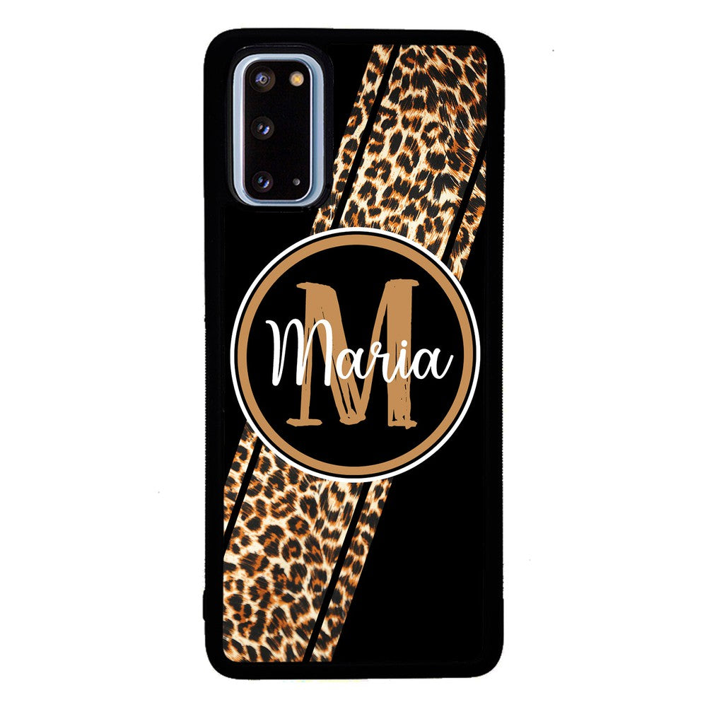 Leopard Animal Skin Stripe Personalized Samsung Phone Case