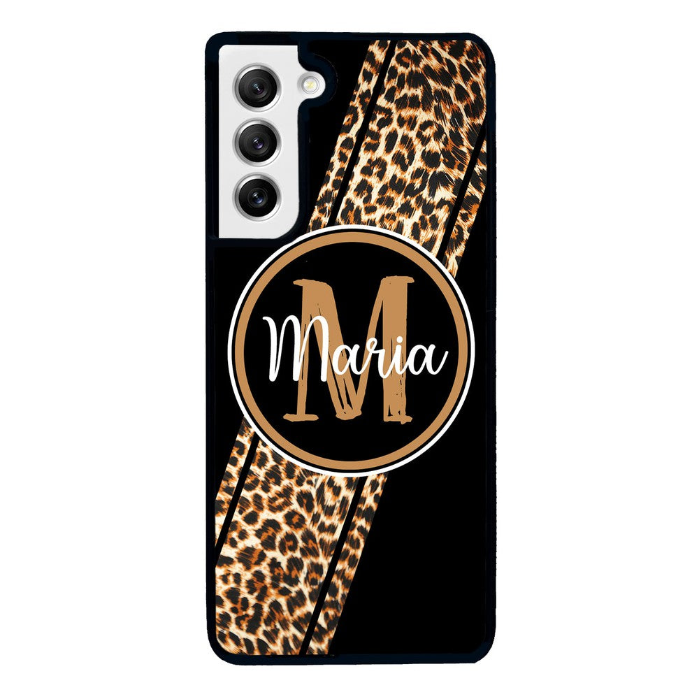 Leopard Animal Skin Stripe Personalized Samsung Phone Case