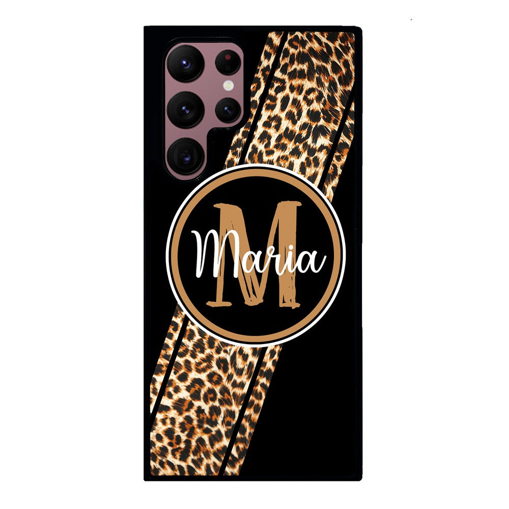 Leopard Animal Skin Stripe Personalized Samsung Phone Case