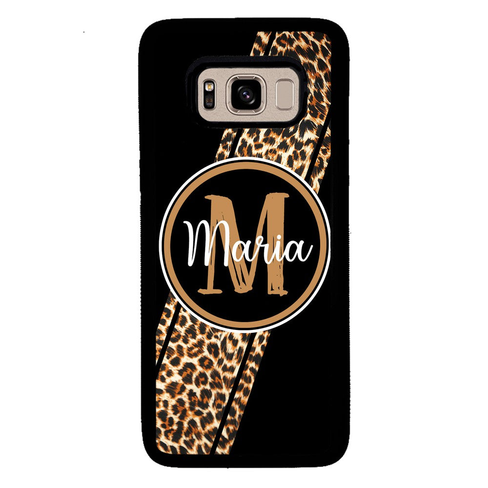 Leopard Animal Skin Stripe Personalized Samsung Phone Case