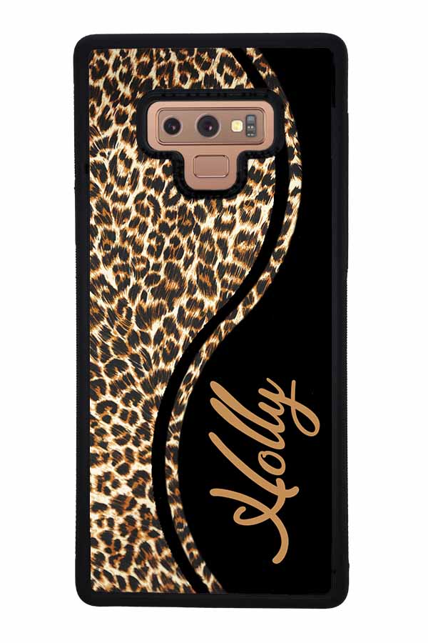 Leopard Curvy Personalized Samsung Phone Case