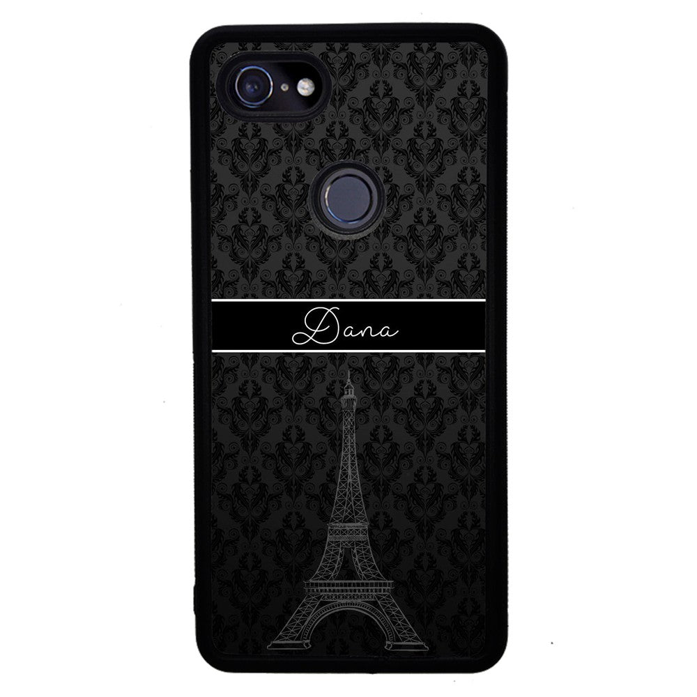Paris Eiffel Tower Personalized Google Phone Case