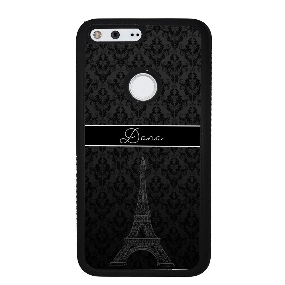 Paris Eiffel Tower Personalized Google Phone Case