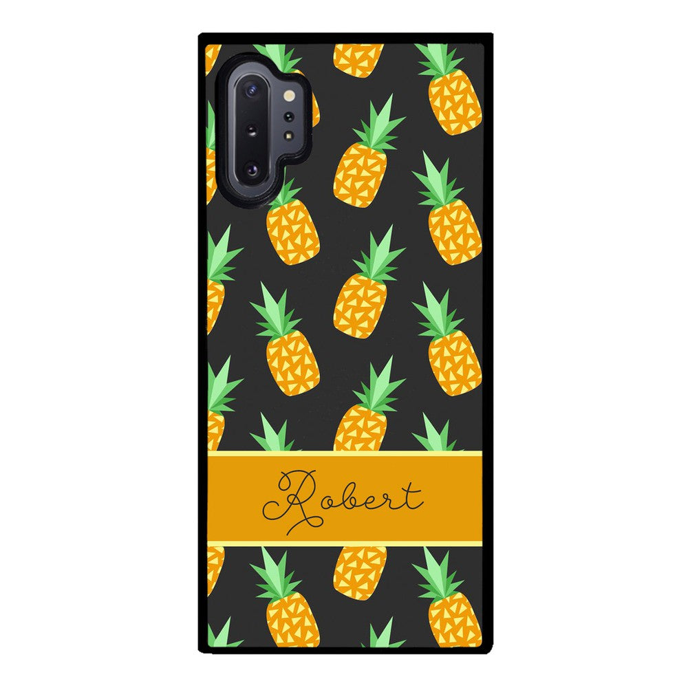Pineapple Pattern Personalized Samsung Phone Case