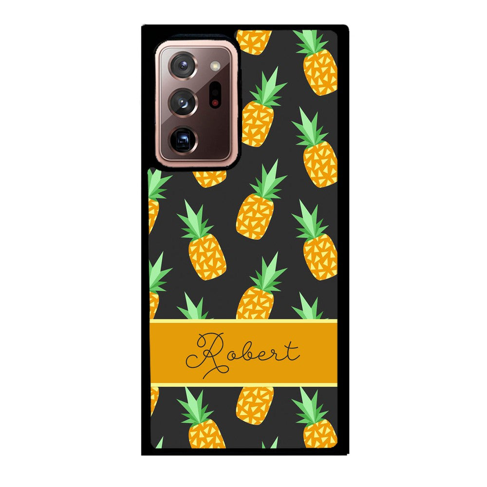 Pineapple Pattern Personalized Samsung Phone Case
