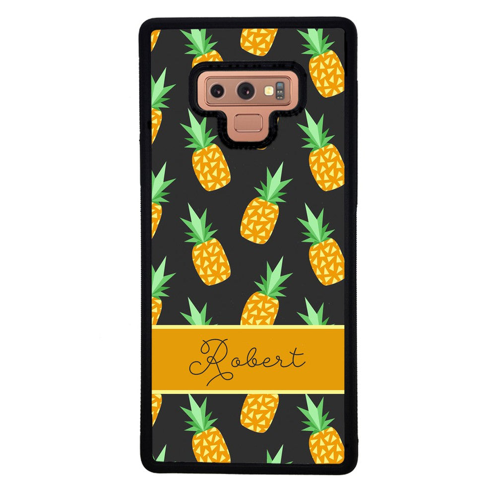 Pineapple Pattern Personalized Samsung Phone Case