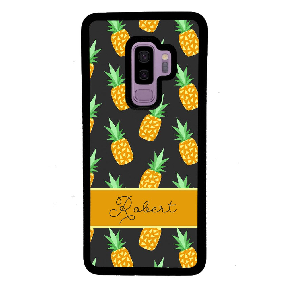 Pineapple Pattern Personalized Samsung Phone Case