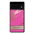 Pink and Gold Marble Personalized Google Phone Case