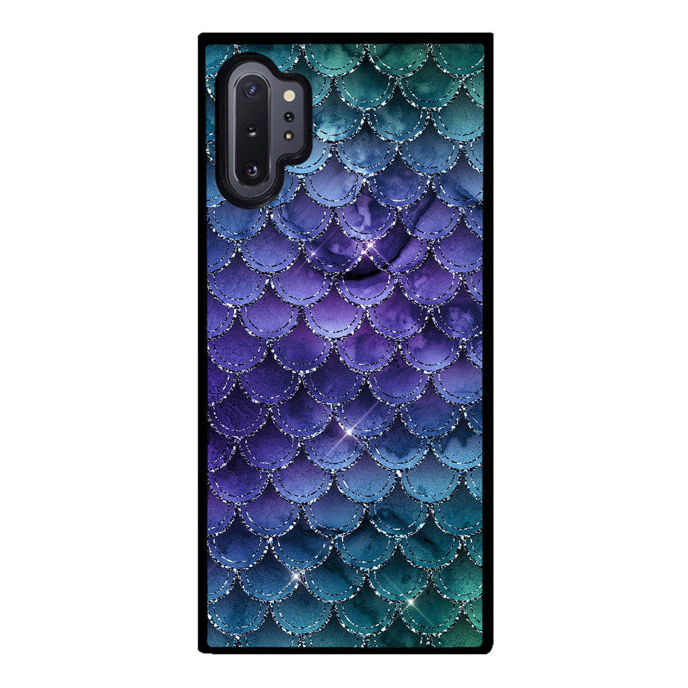 Purple Shine Mermaid Scales Samsung Phone Case