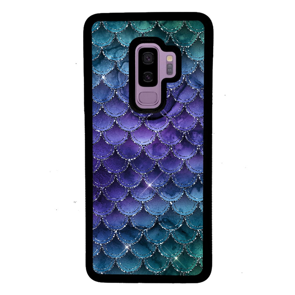 Purple Shine Mermaid Scales Samsung Phone Case