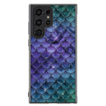 Purple Shine Mermaid Scales Samsung Phone Case