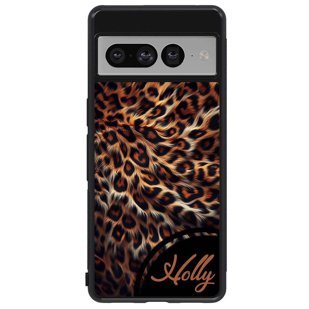 Leopard Realistic Animal Skin Personalized Google Phone Case