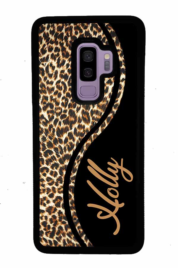 Leopard Curvy Personalized Samsung Phone Case