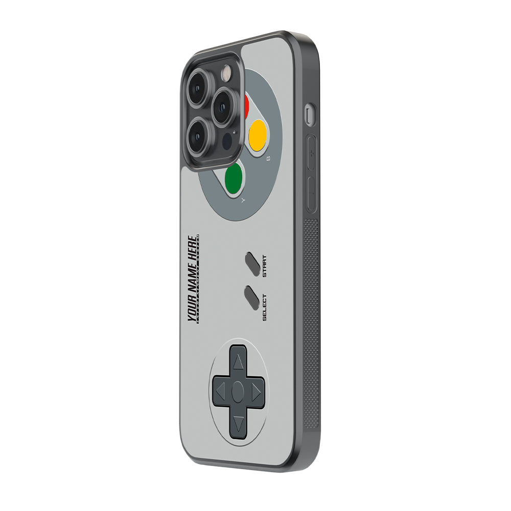 Retro Super Handheld Gaming Console Personalized Apple iPhone Case