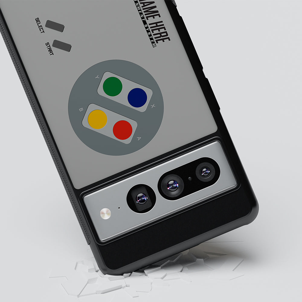 Retro Super Handheld Gaming Console Personalized Google Phone Case