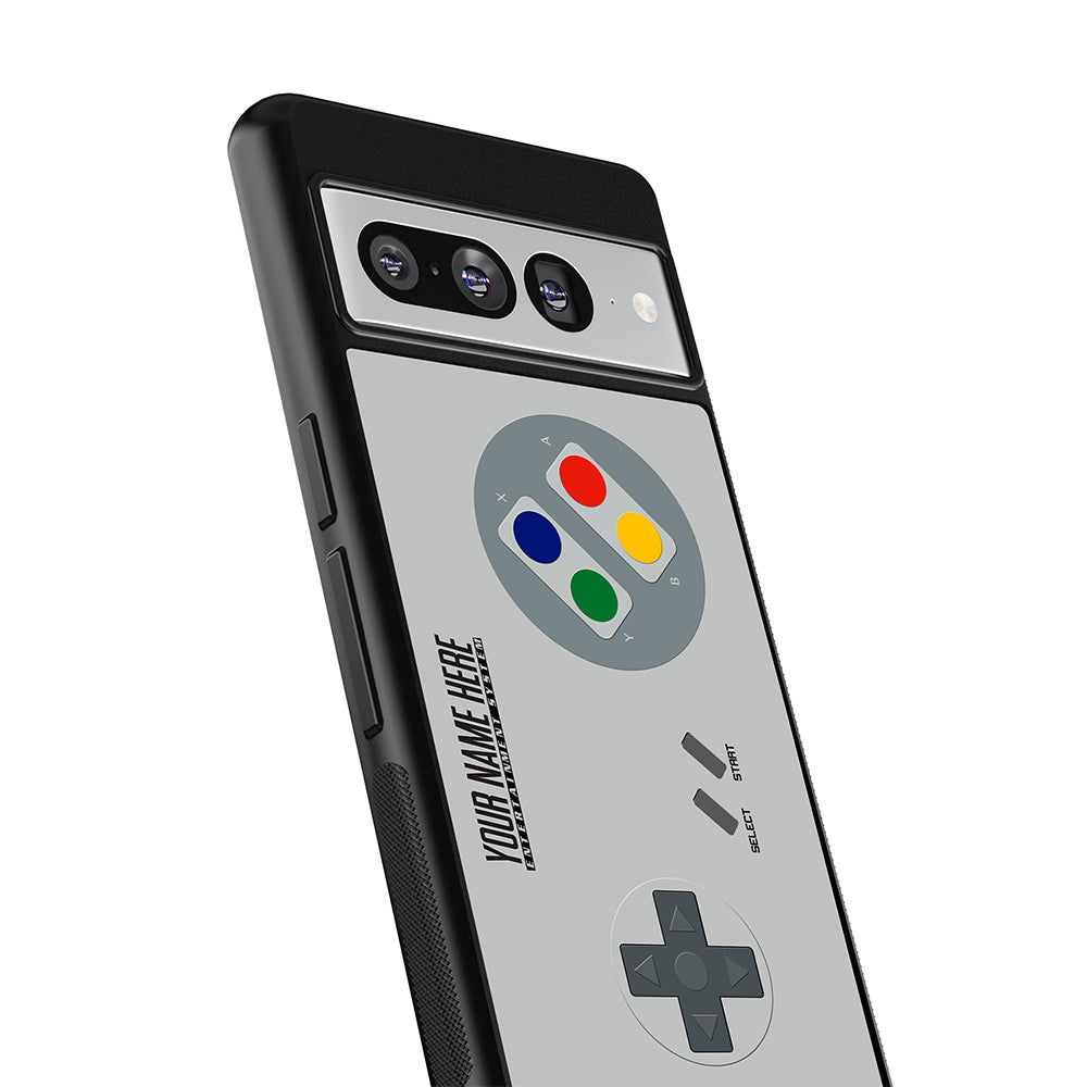 Retro Super Handheld Gaming Console Personalized Google Phone Case