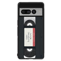 VHS Video Cassette Tape Black and Red Personalized Google Phone Case
