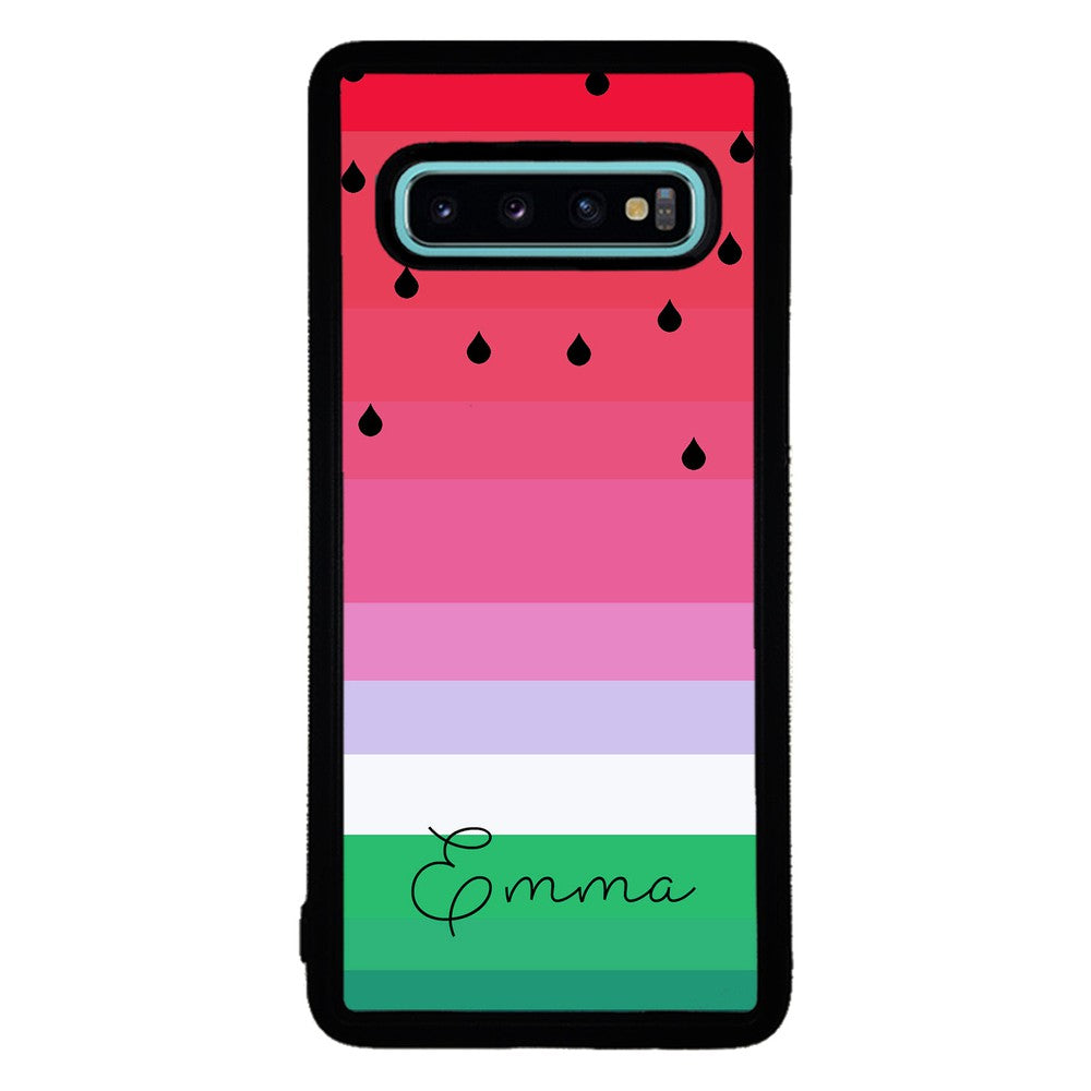 Watermelon Gradient Personalized Samsung Phone Case