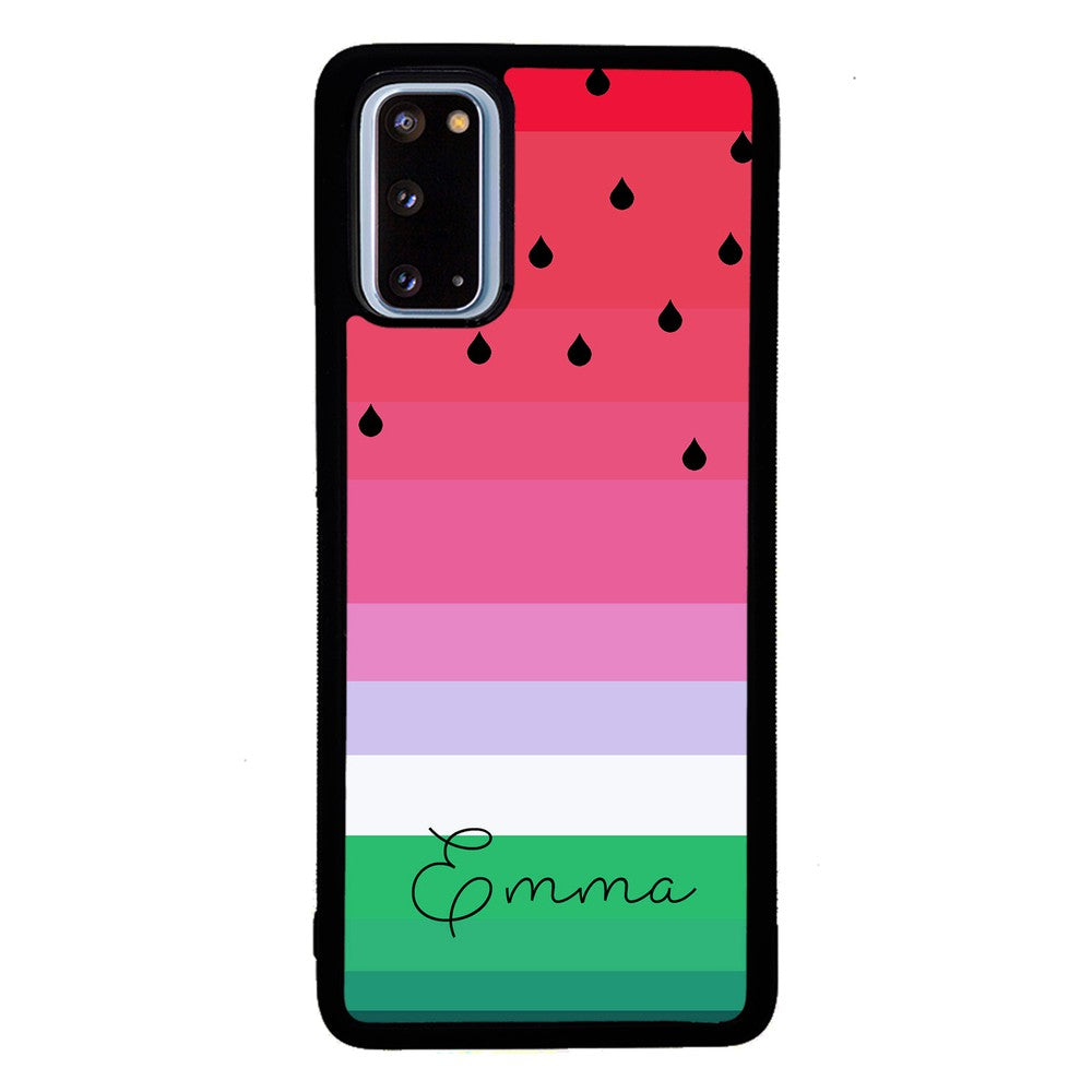 Watermelon Gradient Personalized Samsung Phone Case