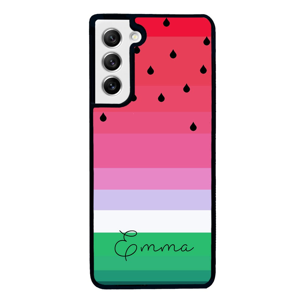 Watermelon Gradient Personalized Samsung Phone Case