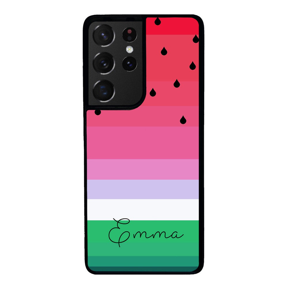 Watermelon Gradient Personalized Samsung Phone Case