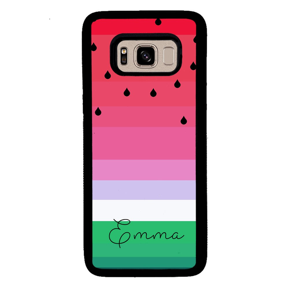 Watermelon Gradient Personalized Samsung Phone Case