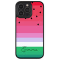 Watermelon Gradient Personalized Apple iPhone Case