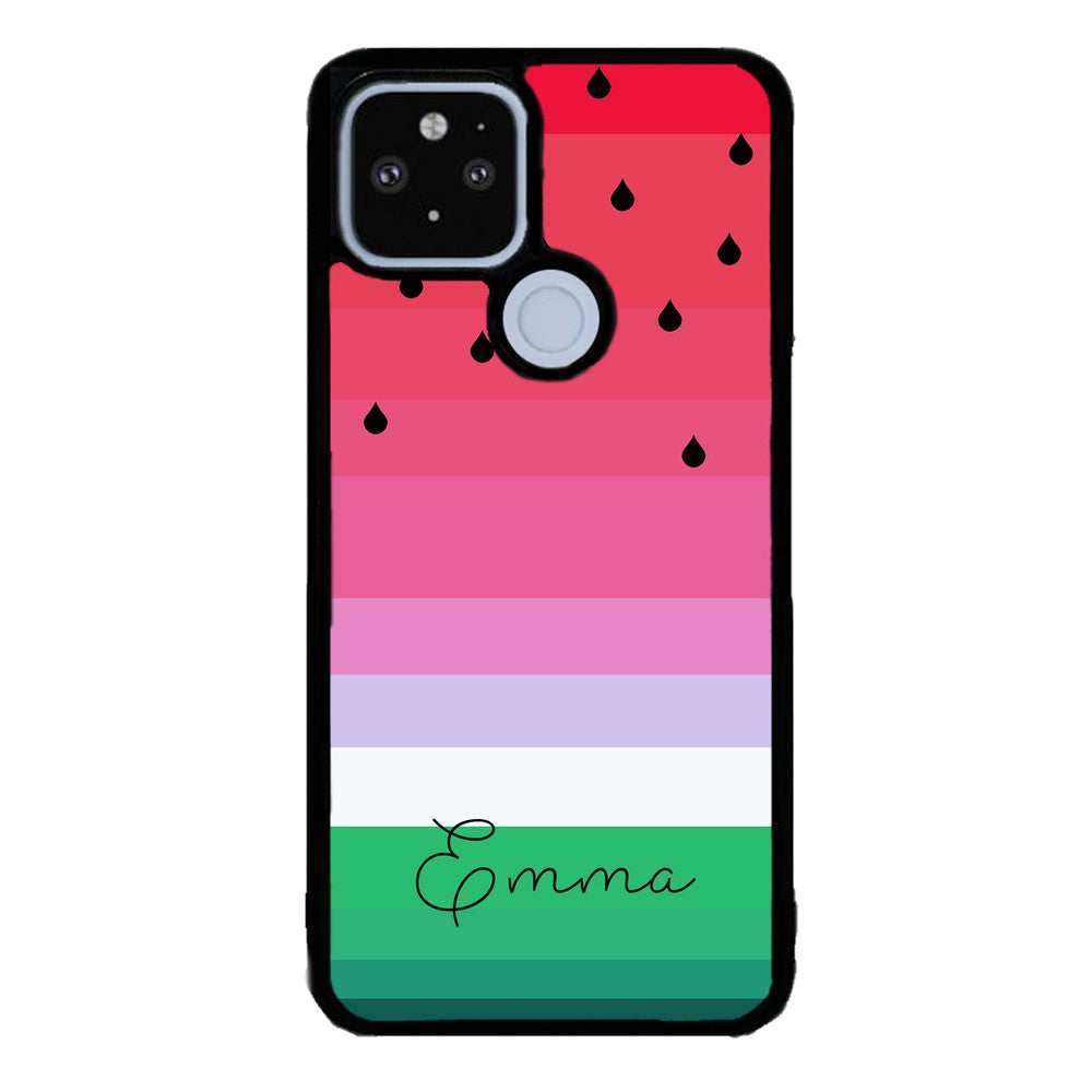 Watermelon Gradient Personalized Google Phone Case