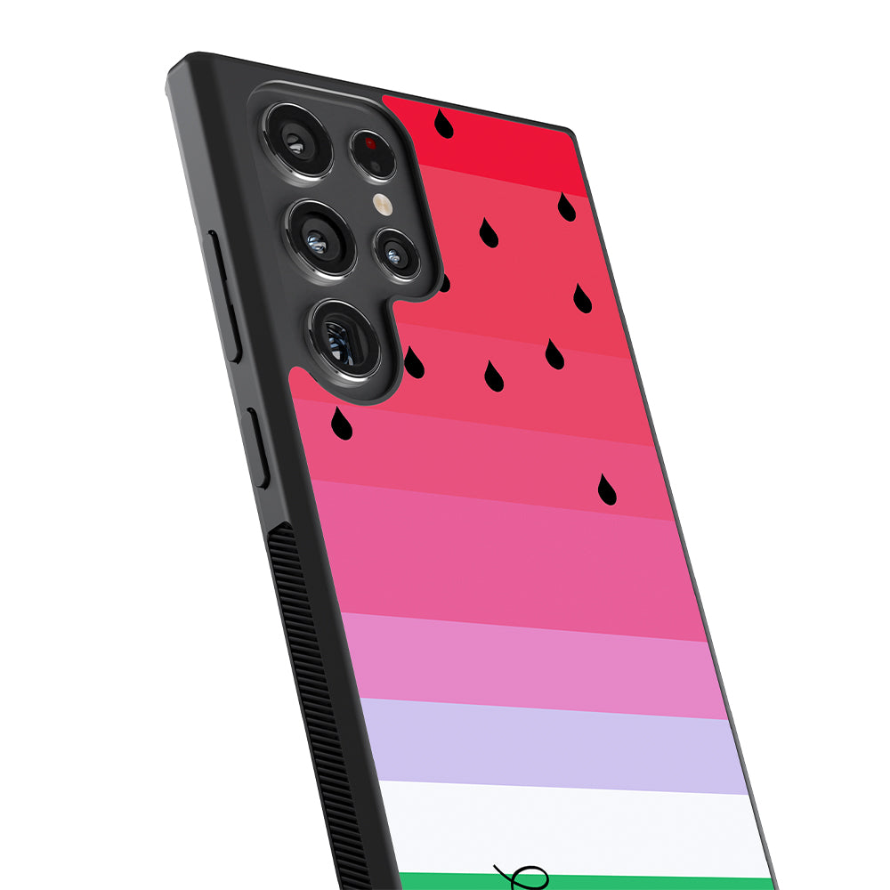 Watermelon Gradient Personalized Samsung Phone Case