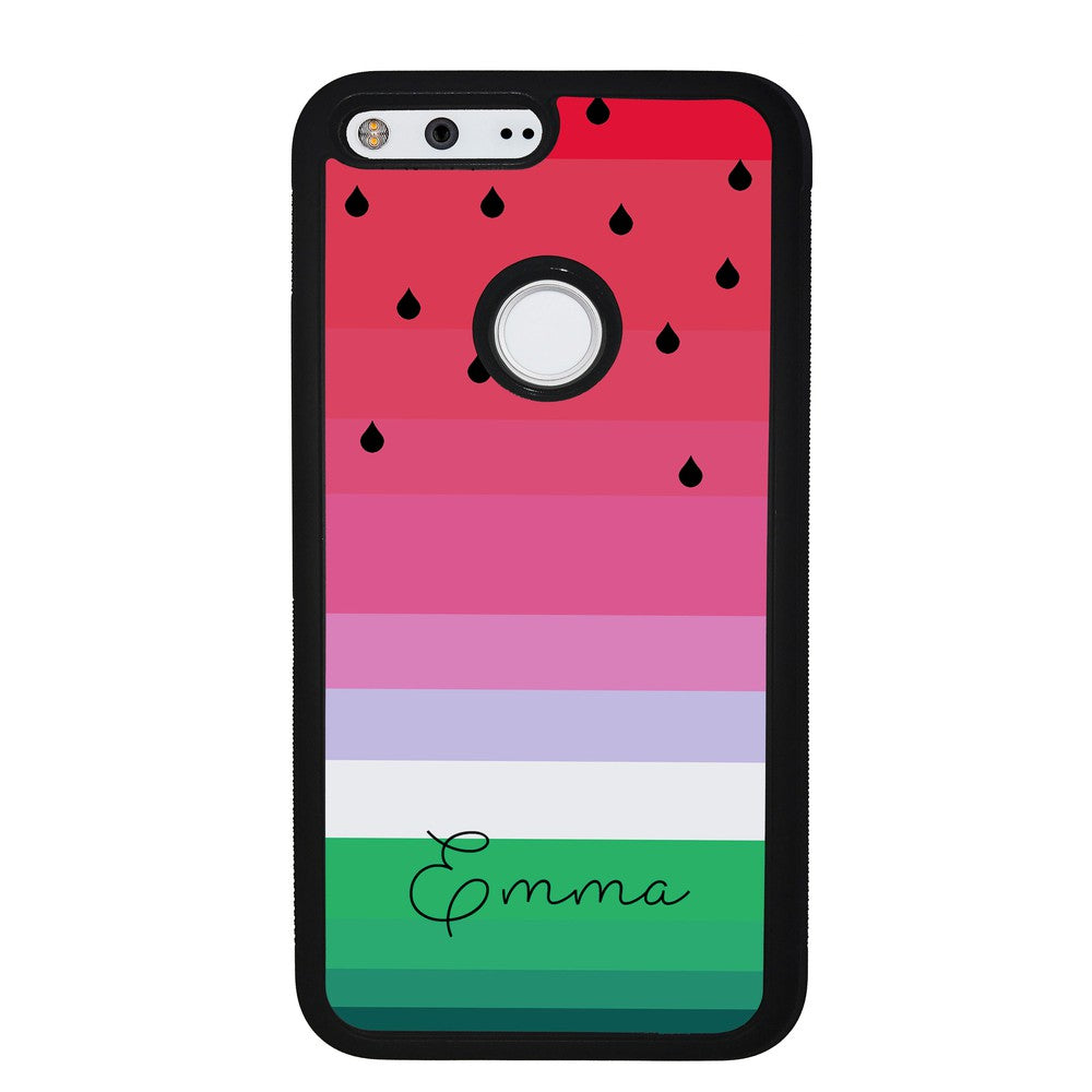 Watermelon Gradient Personalized Google Phone Case
