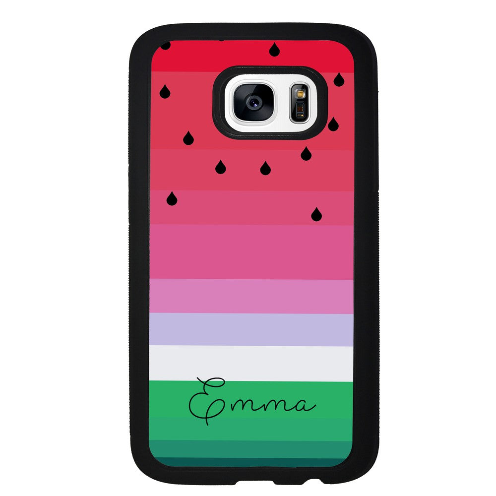 Watermelon Gradient Personalized Samsung Phone Case