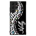 Colorful Cheetah Curvy Personalized Samsung Phone Case