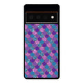 Purple Teal Gold Mermaid Scales Google Phone Case